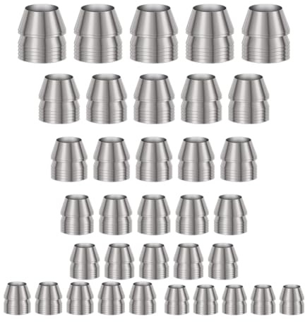 Akfldms 35 Piezas de Cuñas de Redondo Seguras, Kit de Cuñas de de Mazo Cónico para de Trineo