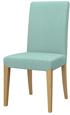 Soferia Stuhlhusse Kompatibel Mit Henriksdal Stuhl Stuhlbezug Stuhl Cover Kunstleder Lederoptik Wasserabweisend Pflegeleicht Antiallergisch Eco Leather Grün
