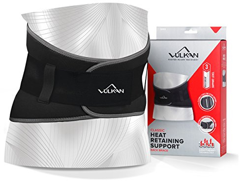 Vulkan Classic Back Brace Lumbar Support Belt Aerotherm Large 90-100cm