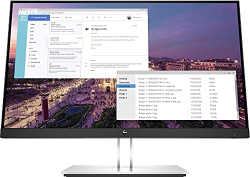 HP E23 G4 23 Full HD Monitor - IPS, 60Hz, 5ms, HDMI, DP