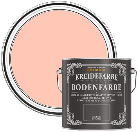 Rust-Oleum Peinture Pêche Résistante aux rayures pour Sols, Finition Mate - Étoile de mer 2.5L
