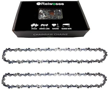 2 pièces 8 pouces chaîne de scie à chaîne pour mini tronçonneuse rechargeable