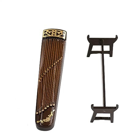 Modèle De Cithare Chinoise Miniature en Bois avec Étui De Support Mini Ornements De Décoration Guzheng Musique décoration Cadeau (Color : 16cm)