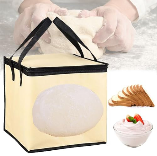 DYK&NX Heizung Gärkörbchen, Faltbare Sauerteig Gärbox, Brotbackkorb Gärkorb, Einstellbare Temperaturregelung, zur Herstellung von Brot, Joghurt, Natto und handgemachter Seife (Color : 35L)