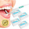 Vidaprime Hilo DENTAL con Mango CONFORT - Arco Dental REUTILIZABLE Pack 200 UNIDADES - Hilo Dental NIÑOS Y ADULTOS Cinta dental - Arcos dentales Flosser Dental limpiador Dientes Sarro CUIDADO DENTAL