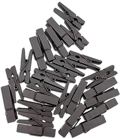 Ciieeo 100stücke Holzklammern Bunt Für Lebensmittel Und Wäsche Naturholzklammern Als Verschlussklammern Und Dekoration Für Heimwerken Und Fotocollagen