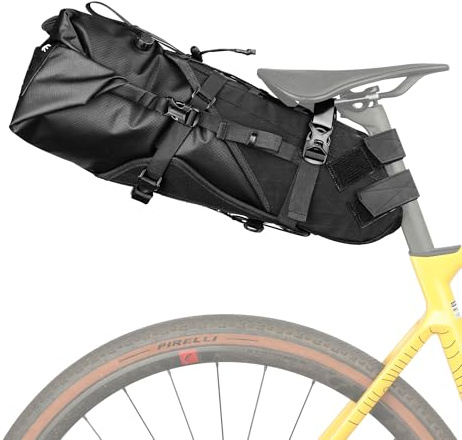Rhinowalk Borsa da Sella per Bicicletta Impermeabile Borsa del Sedile della Bicicletta Mountain Bike Bici da Strada Borsa Portaoggetti per Ciclismo