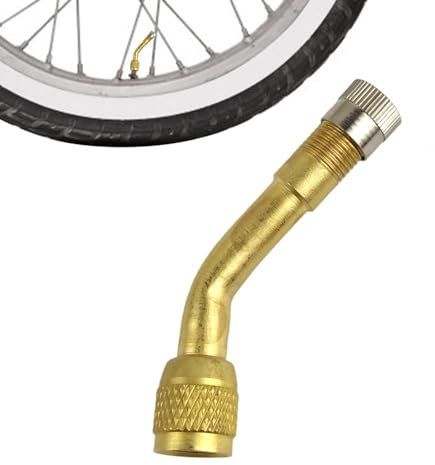 Reifenventilverlängerungsadapter, Ventilverlängerung 90 Grad, Ventilschaftverlängerung Messingadapter, Motorrad-Luftfülladapter Mit 90-Grad-Biegung, Auto-Scooter-Ventilverlängerung Für Autos, LKWs, Fa
