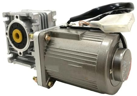 GTPBAO Schneckengeschwindigkeit 1 Stück 40 W 5IK40RA Drehzahlregelmotor 380 V AC 3-phasig 90 x 90 mm Rahmen Drehzahlregelung Getriebemotor RV30 Schneckengetriebemotor Untersetzung variabel(23rpm)