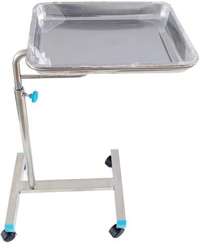YXZQLOZ Chariot Chirurgical en Acier Inoxydable à Hauteur réglable - Chariot Roulant pour Salle d'opération, Chariot de Rangement/Chariot Mobile