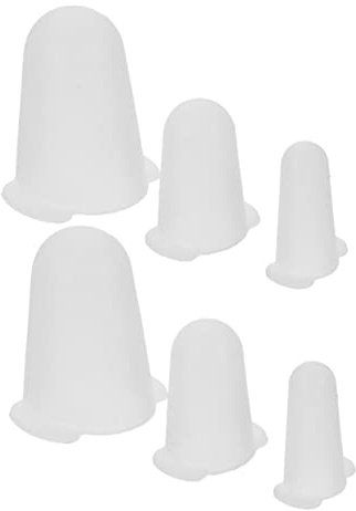 LALADEFIEE 6 Piezas Cubiertas de Silicona Antidesgaste para Boquillas de Decoración de Pasteles de Flexibles para Puntas de Manga Pastelera Reutilizables y Resistentes para Repostería