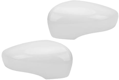 Coperchi specchio laterale Per Clio 4 Per MK4 2012 2013 2014 2015 2016 2017 2018 2019 Tappo Copri Specchietto Retrovisore Laterale Tappo Copri Specchietto(2PCS White)