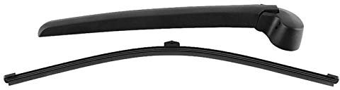 Yctze set tergicristallo parabrezza,braccio e lama del tergicristallo posteriore per auto in plastica tergicristallo Spazzola per A4 B8 2008-2013(nero)