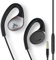 Avantree Resolve (Pequeño-Mediano) - Auriculares Abiertos Cableados c/Mic y Gancho, para Mujeres/Niños/Hombres c/Orejas Pequeñas, Ideales Oficina/Exterior/Hogar, 3.5mm AUX