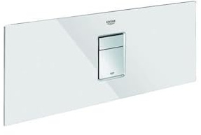 GROHE Rapid SL Abdeckplatte, mit Drucktaste, für Rapid SL Glasmodule, moon white (42481LS0)