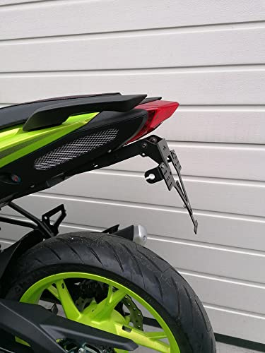 kurzer Kennzeichenhalter Benelli BN 125 2019-2026 GroFaTec EVO Kennzeichenträger Nummernschild Träger Halter kurzes Heck Heckumbau Porta Targa Naked Bike B196