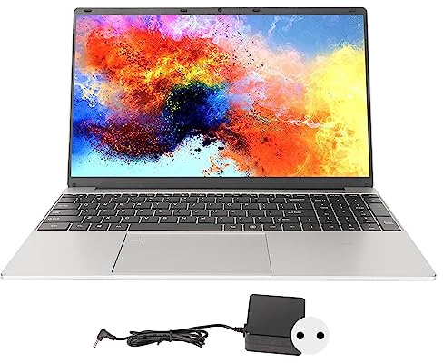 Aramox Computer Portatile da 15,6 Pollici, Notebook 100‑240 V Risoluzione 1920x1080 Display IPS da 16 GB 1 TB 2,4 G 5 G WiFi con Tastierino Numerico per Aziende per 11 (16+1 TB Spina UE)