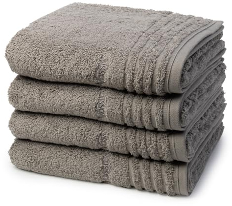 Vossen - 4 teiliges Frottier-Set - Vienna Style Supersoft (4 X Handtuch im Set) - 620 g/m2 - Baumwolle - Frottee - saugstark - weich und flauschig - Pepplestone