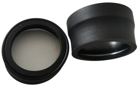 Mikroskop-Zubehör-Kit 2 Stück faltbare weiche Gummi-Augenmuschel-Okulare for 33–39 mm Mikroskop Mikroskopische Objektträger