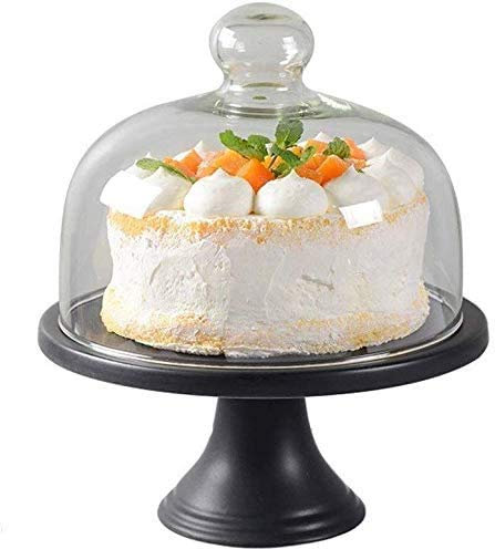 OZBME Alzate per Torte Cupola per Frutta Domestica, Copertura Antipolvere per Cucina Espositore per ristoranti per Feste Piatto per Pasticceria (20,3 * 20,3 * 24,3 cm) ()