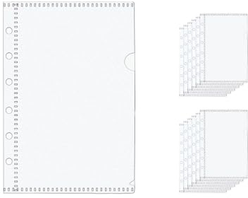 12 A7 Binder Pockets Zipless Cash Envelopes Sheet Protectors