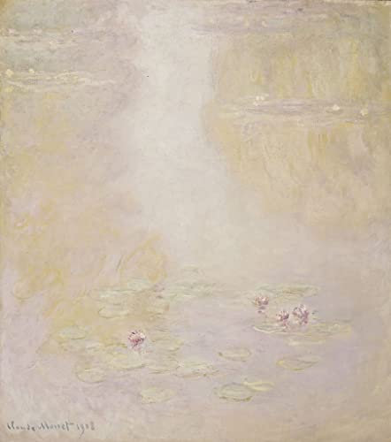 VsoxA Bekannt Leinwand Wandbilder Gemälde Wandkunst Seerosen Giverny von claude monet Wand-Kunst Bild für Wanddekoration 60x90cm