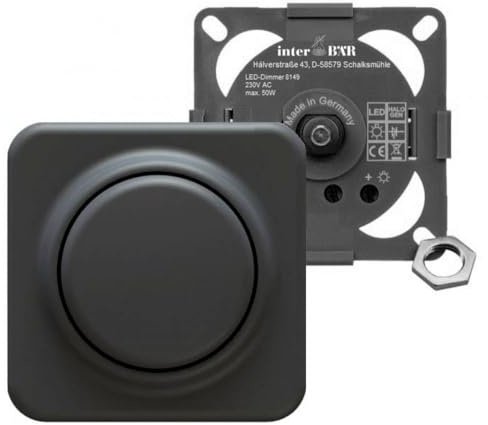 interBär 8149-000.01 Regulador de intensidad para muebles Negro