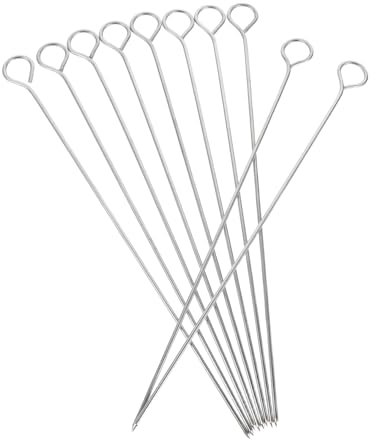 Angoily Agujas Para Velas Caseras De Acero Inoxidable 25 Cm 10 Unidades Herramienta Para Insertar Mechas Manualidades Bricolaje Uso Velas Aromáticas Diy