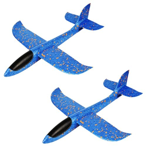 DOKRIN Flugzeuge-Spielzeug für Kinder 2-teiliges Schaumstoff-Spielzeugflugzeug für Kinder, 24 cm groß, perfektes Geschenk und Spiel für Mädchen und Jungen