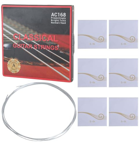 Classical Guitar String Set Silver Plated Brass Strings Beginner Concert For Beginner Acoustic Guitar Accessories