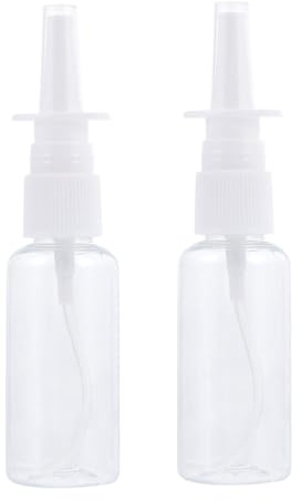 ibasenice Praktischer Nasenirrigator 20ml aus Pet 2 Stück Nasenspülgerät zur Reinigung der Nasenhöhle und Entfernung von Nasensekret Tragbar mit Schönem Design Geeignet für Babys