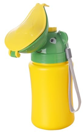 IWOWHERO Vasino Portatile per Ragazzo Ragazza e Ragazzo Ragazza Piccoli Orinatoio per Auto Leggero Cordino Vasino da Viaggio per Emergenze e Training Capacità Capiente per Uso Outdoor