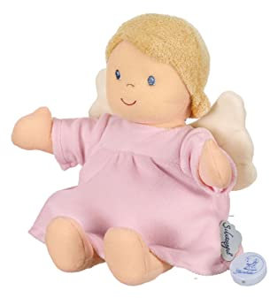 Sterntaler Spieluhr Schutzengel, Integriertes Spielwerk, Größe: 27 cm, Rosa