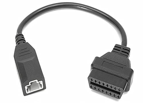 Aukson P55C OBD2 Adapter 3-Pin auf 16-Pin, Diagnosekabel 30 cm für Hon da, OBD2 Verlängerung Flexibel & Robust, Kompatibel mit OBD II Scanner, Ideal für Enge Einbauorte