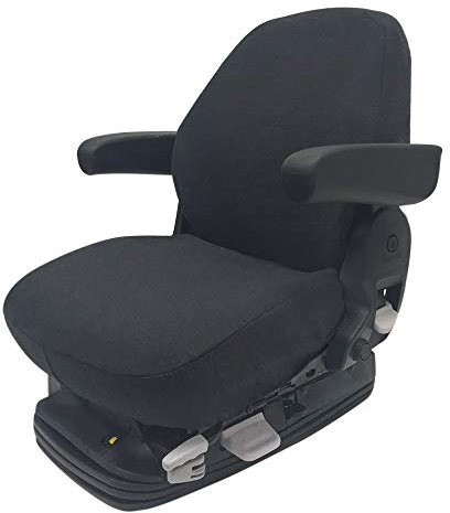 RAU Schonbezug/Sitzbezug für Landmaschinen/Traktor/Trecker/Schlepper/Bagger/Grammer Sitze anthrazit