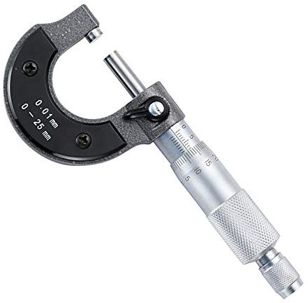 Micrometro digitale a vite 0-25mm di alta precisione elettronico standard esterno metrica micrometro lunghezza strumento di misura per meccanico