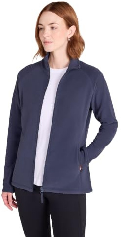 Mountain Warehouse Raso Womens Fleece with Full Zip | Cosy & Soft Touch Ladies Sweater Top, Lightweight & Warm Microfleece with Easy Adjustable Hem, for Layering, Winter & Travel