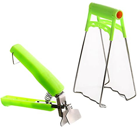 Kitchen Hot Plate Gripper, Stainless Steel Bowl Clip, for Moving Hot Plate or Bowls with Food Out, from Pressured Cooker, Microwave, Oven, Air Fryer.