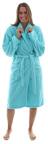 LEBENGOOD Peignoir Femme et Homme Unisexe 100% Coton OEKOTEX pour Douche