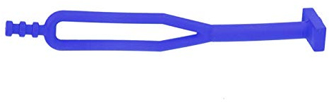Tbest Supporto Laterale in Gomma per Batteria, Accessorio per Montaggio Moto Adatto per 14-19 (Blu)