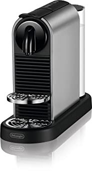 Nespresso De'Longhi CitiZ Platinum EN220.T, Kapsel-Kaffeemaschine, 4 Tassengrößen, 19 bar, 1260 W, Titan