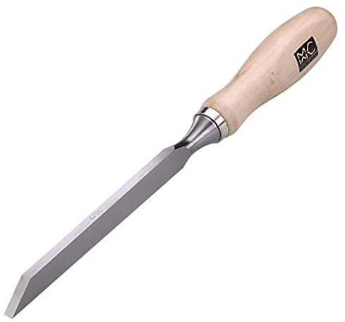 Individual Professional Woodworking Cabinetmakers Mortise Chisel Chrome-Vanadium Steel with Hornbeam Handles for Carpentry, Woodworking, Carving, Craftsman, 5/16”