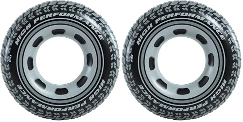 Intex - Swimming tube Giant car tyre 91cm (Pack of 2)