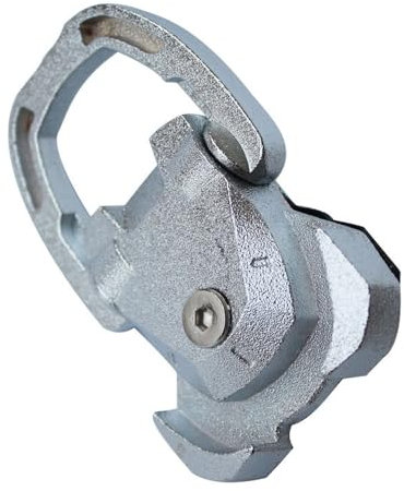 Shkalacar Ancoraggio per Cassone Pesante per Camioncino, Anelli a D in Lega di Nichel per carichi Pesanti Ancoraggi per Ancoraggio Ganci Posteriori durevoli per Montaggio su carico con Viti e bulloni