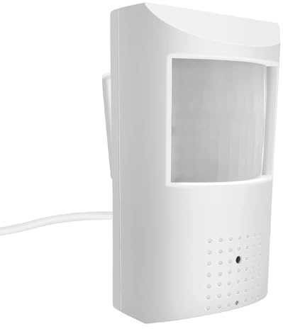 MWRCTV Audio 8MP 4K 3.7mm Night Vision Lens Mini IP 940nm Infrared IR LED PIR Style P2P Indoor POE Motion Detector Security Camera for NVR/RSTP (Not Wireless)