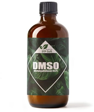DMSO 1000ml Dimethyl Sulfoxide 99,9% | DimethylsulfoxideOver 99.9% Purity in Amber Glass Bottle