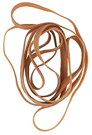 HONMEET 96pcs Strong Heavy Duty Industrial Large Elastic Bands Large Thick Rubber Band for Office Supply Trash Can Folders Cat Litter Box