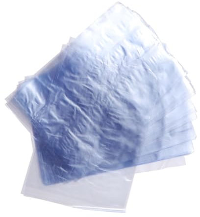 Gatuida 300stücke Pvc Schrumpfbeutel Für Seifen Flaschen Und Badebomben Lebensmittelechte Umweltfreundliche Verpackung Für -projekte Und