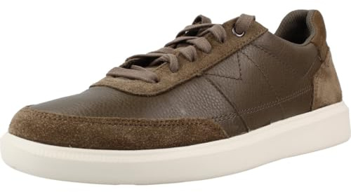 Clarks Brodin Lo Mens Olive Leather, 7.5