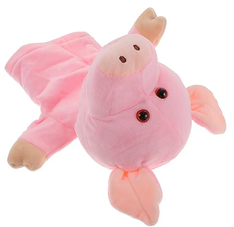 BESPORTBLE Interaktive Große Plüsch-Schwein Handpuppe Für Junge Mädchen Niedliches Ferkel-Spielzeug Geeignet Für Puppentheater Frühe Bildung Kuscheliges Handspielzeug Für Jungen Und Mädchen